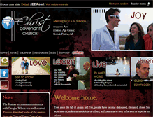 Tablet Screenshot of christcovenant.ca